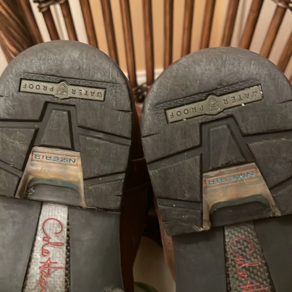 Nike Air Cole Haan ankle high boot brown leather boot sz 12m. Great condition - Picture 8 of 10